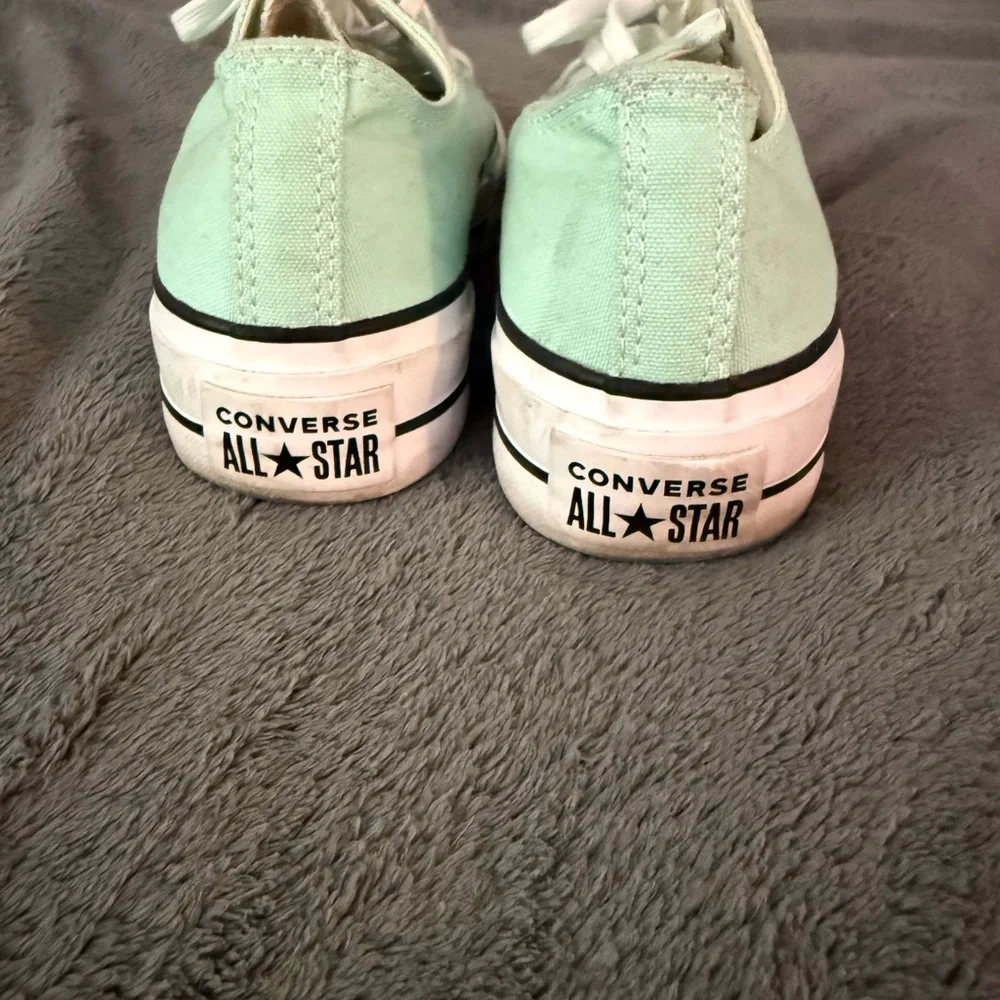 Converse Mint Green Platform Sneakers - Picture 5 of 5